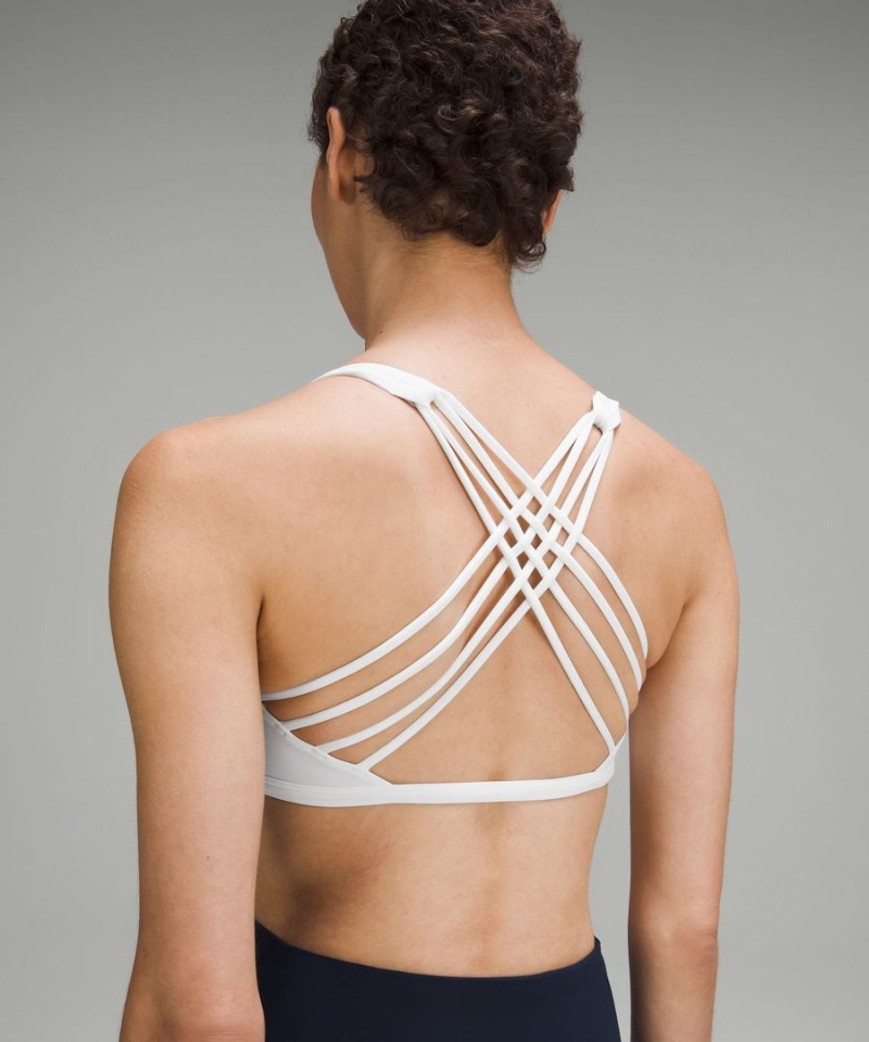 Sujetador Deportivo Lululemon Free to Be Bra - Wild Light Support, A/B Cup Mujer Blancas Chile | 193CXFZNQ