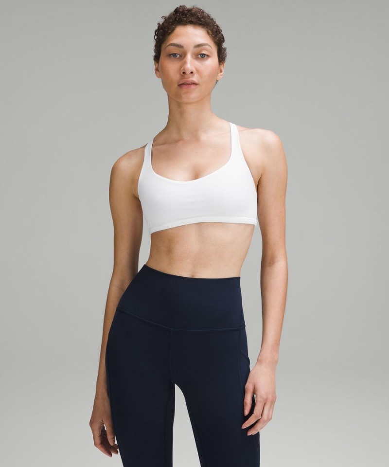 Sujetador Deportivo Lululemon Free to Be Bra - Wild Light Support, A/B Cup Mujer Blancas Chile | 193CXFZNQ