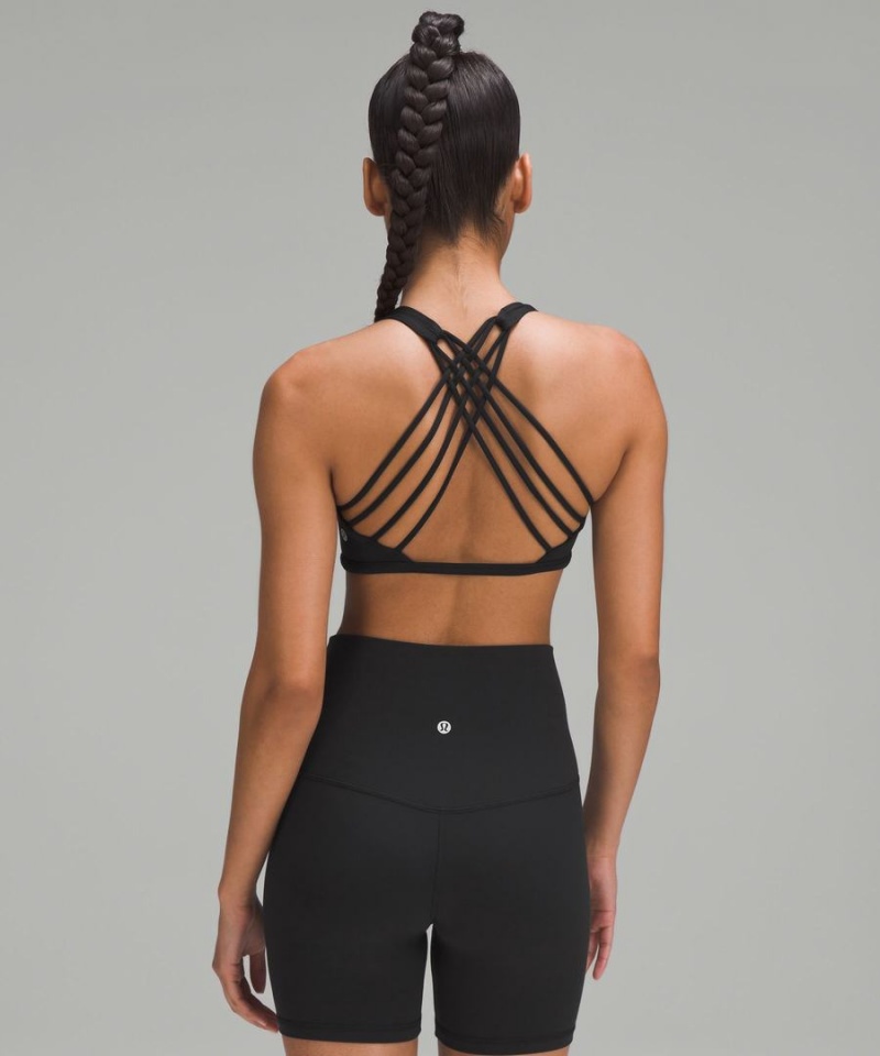 Sujetador Deportivo Lululemon Free to Be Bra - Wild Light Support, A/B Cup Mujer Negras Chile | 749XOKRAC