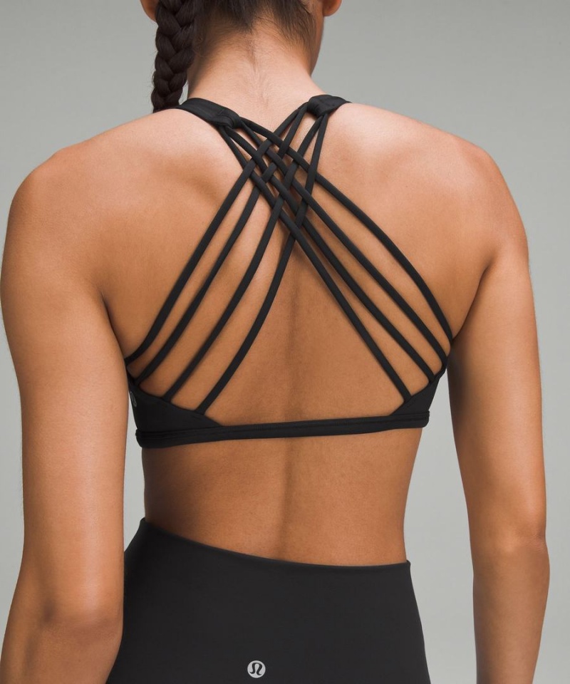 Sujetador Deportivo Lululemon Free to Be Bra - Wild Light Support, A/B Cup Mujer Negras Chile | 749XOKRAC