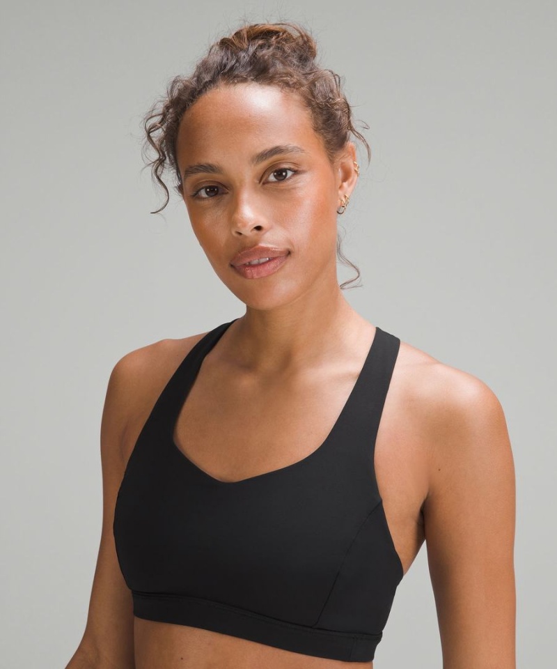 Sujetador Deportivo Lululemon Free to Be Serene Bra Light Support, C/D Cup Mujer Negras Chile | 285DBPJZT