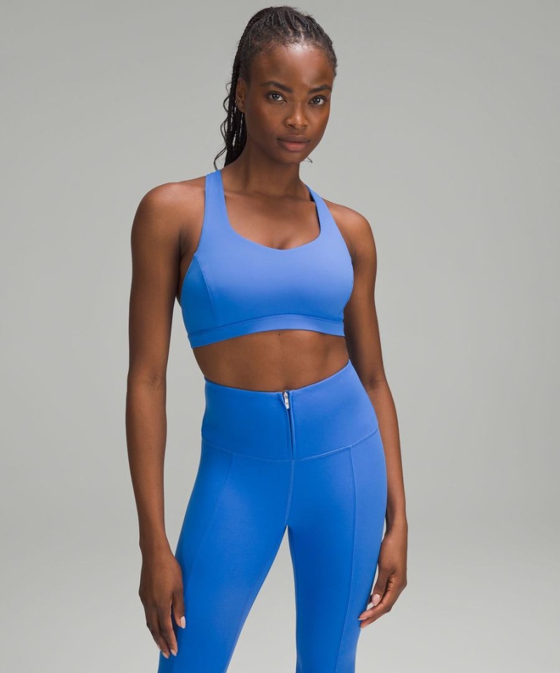 Sujetador Deportivo Lululemon Free to Be Serene Bra Light Support, C/D Cup Mujer Azules Chile | 705BOGXWU