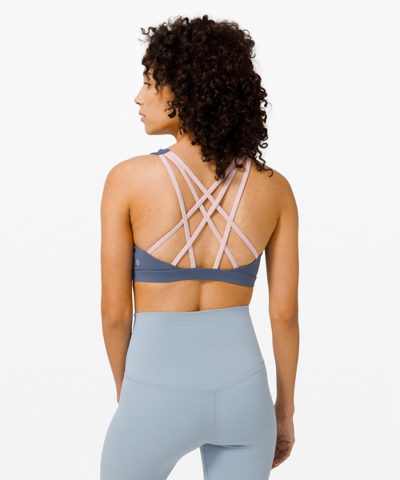Sujetador Deportivo Lululemon Free to Be Serene Bra Light Support, C/D Cup Mujer Azules Chile | 826OPCNVA