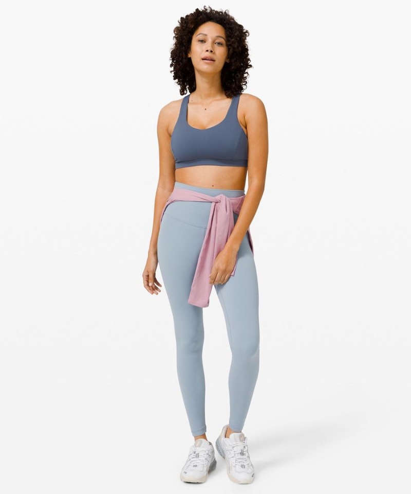 Sujetador Deportivo Lululemon Free to Be Serene Bra Light Support, C/D Cup Mujer Azules Chile | 826OPCNVA