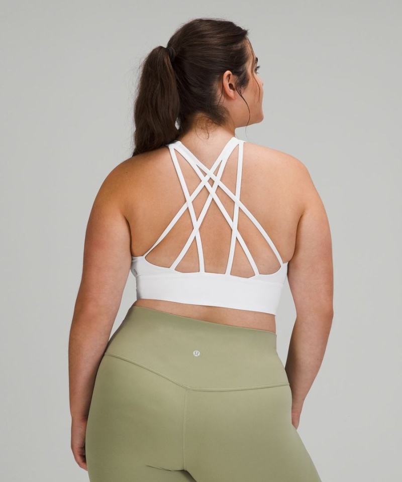 Sujetador Deportivo Lululemon Free to Be Serene Longline Bra Light Support, C/D Cup Mujer Blancas Chile | 630IDKPGM