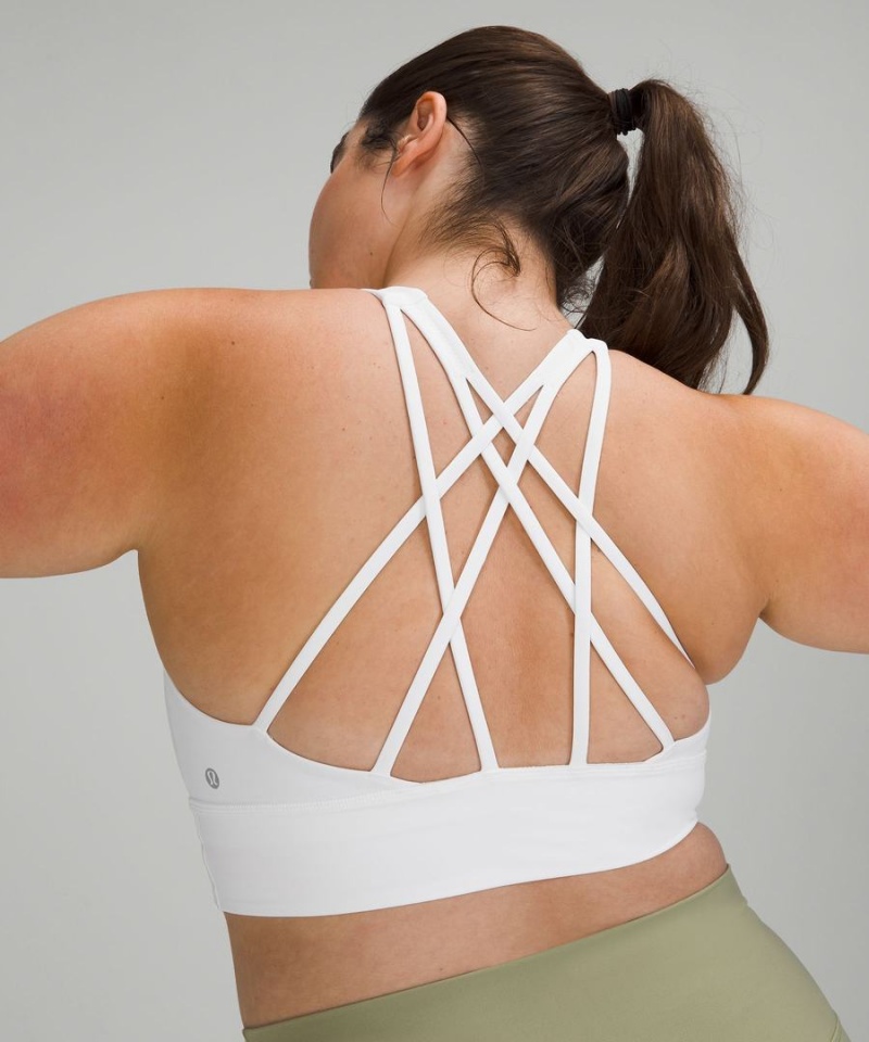 Sujetador Deportivo Lululemon Free to Be Serene Longline Bra Light Support, C/D Cup Mujer Blancas Chile | 630IDKPGM