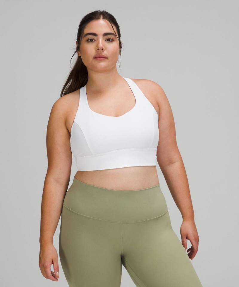 Sujetador Deportivo Lululemon Free to Be Serene Longline Bra Light Support, C/D Cup Mujer Blancas Chile | 630IDKPGM