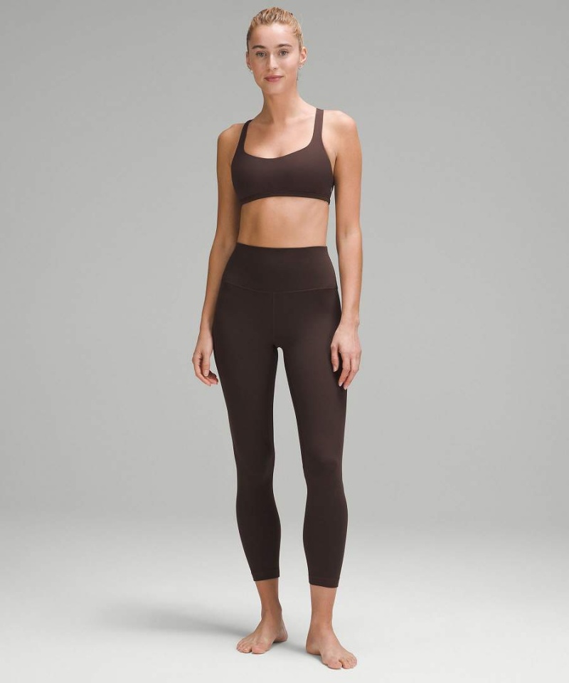 Sujetador Deportivo Lululemon Free to Be Bra - Wild Light Support, A/B Cup Mujer Chocolate Chile | 367SZVRMU