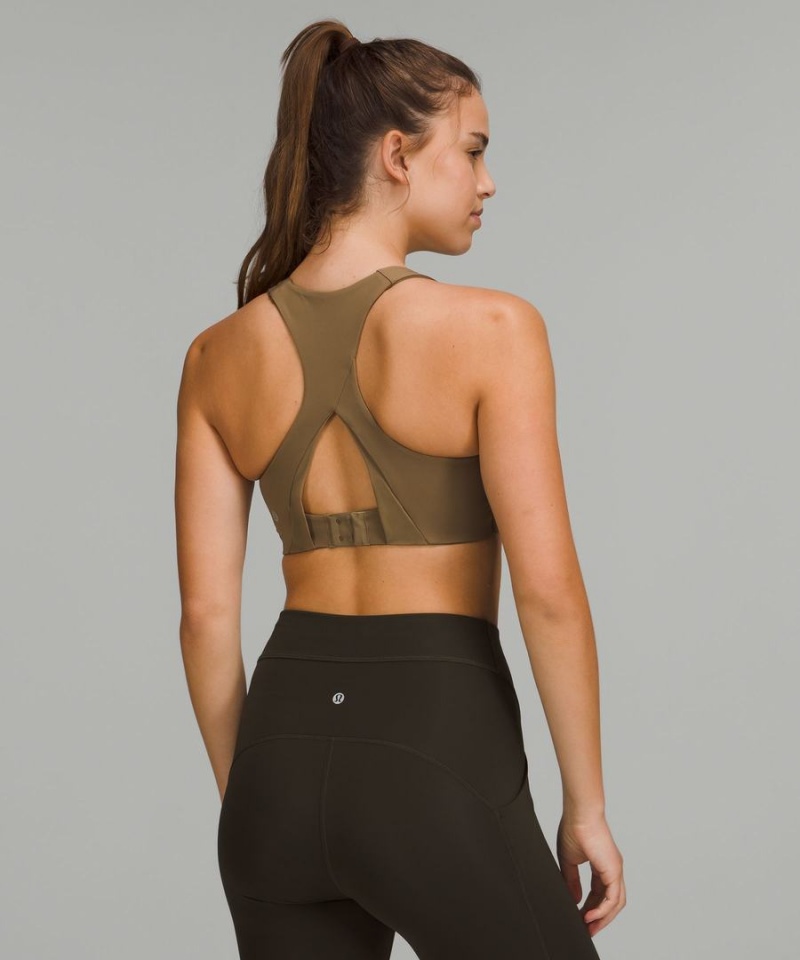 Sujetador Deportivo Lululemon Invigorate Bra with Clasp High Support, B/C Cup Mujer Kaki Chile | 670SUMLNV