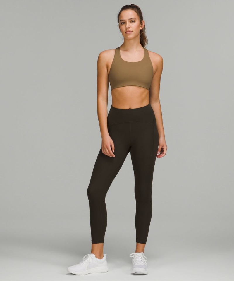 Sujetador Deportivo Lululemon Invigorate Bra with Clasp High Support, B/C Cup Mujer Kaki Chile | 670SUMLNV