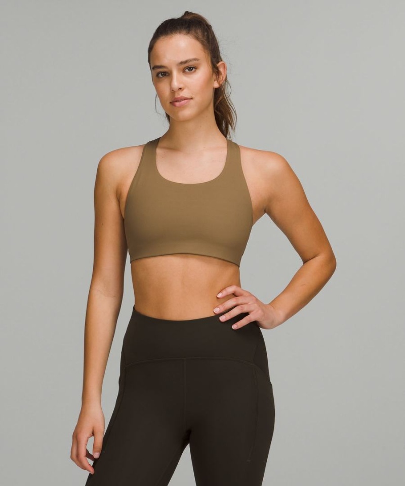 Sujetador Deportivo Lululemon Invigorate Bra with Clasp High Support, B/C Cup Mujer Kaki Chile | 670SUMLNV
