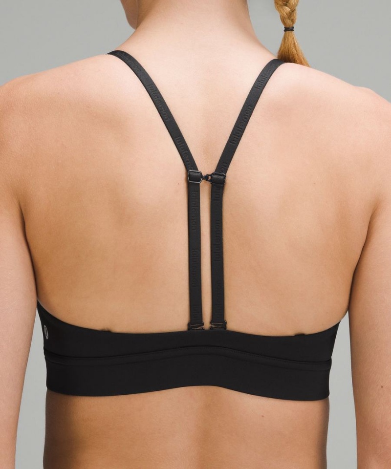 Sujetador Deportivo Lululemon License to Train Triangle Bra Light Support, A/B Cup Mujer Negras Chile | 108KWSOAI