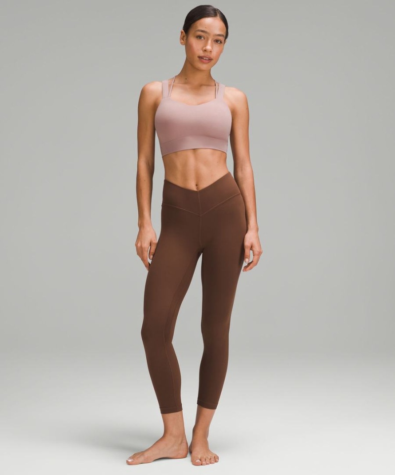 Sujetador Deportivo Lululemon Like a Cloud Longline Bra Light Support, D/DD Cup Mujer Rosas Chile | 105RDYKQE