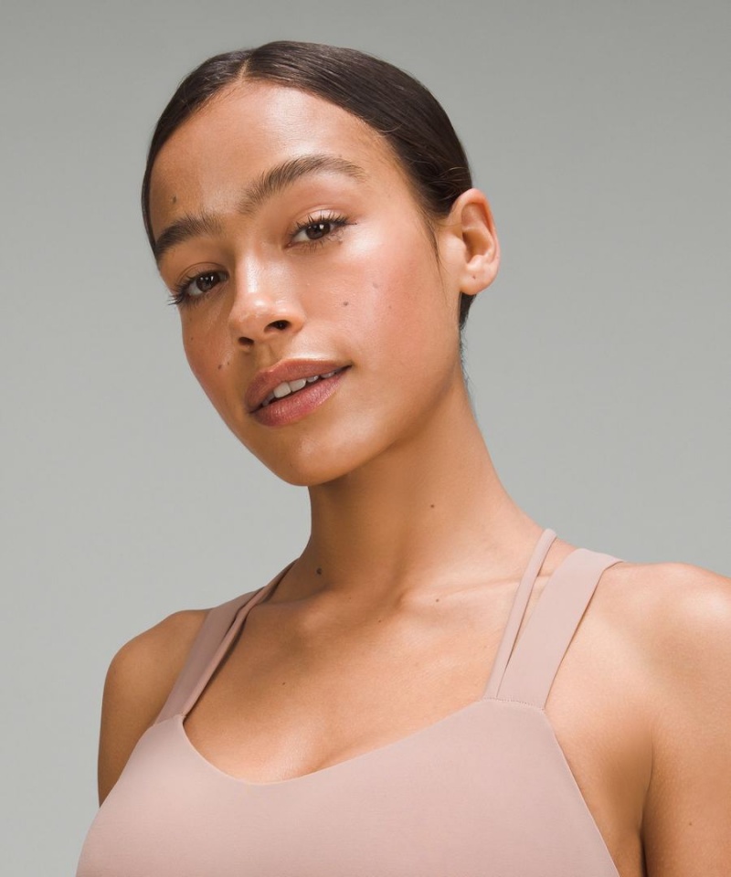 Sujetador Deportivo Lululemon Like a Cloud Longline Bra Light Support, D/DD Cup Mujer Rosas Chile | 105RDYKQE
