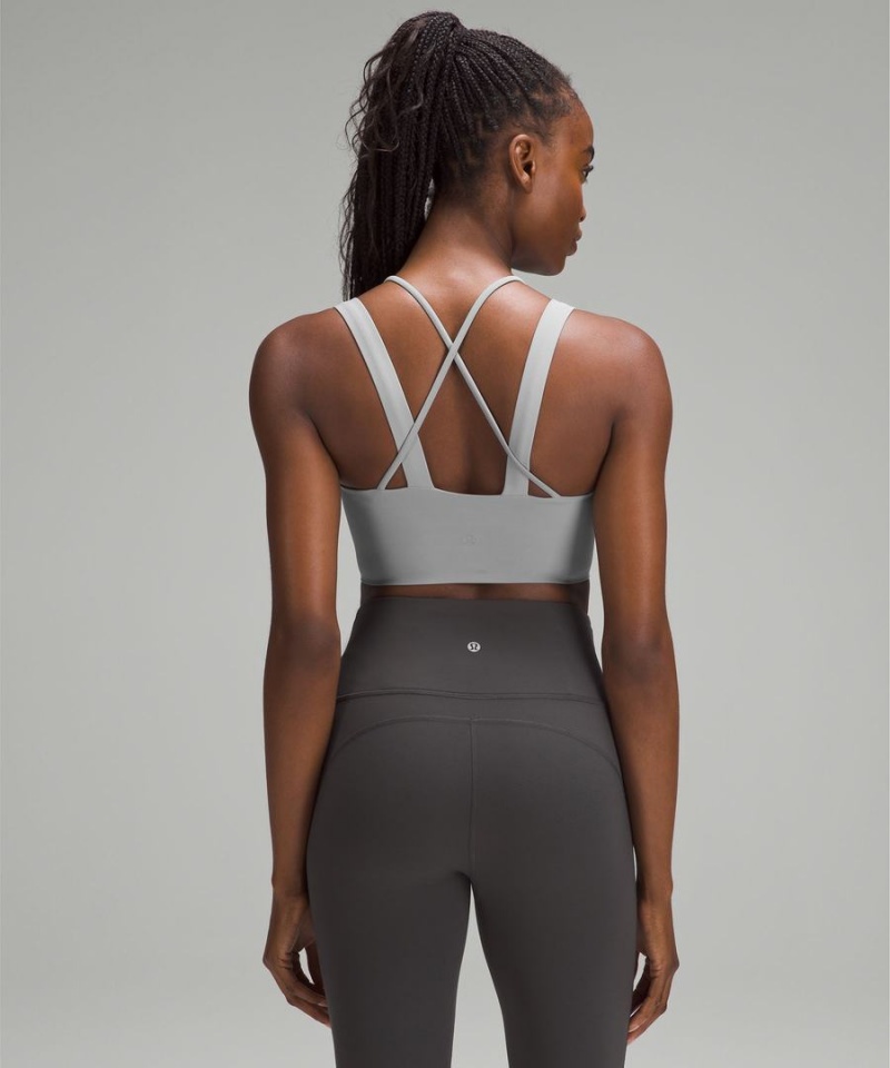 Sujetador Deportivo Lululemon Like a Cloud Longline Bra Light Support, D/DD Cup Mujer Gris Chile | 871ZNEOSD