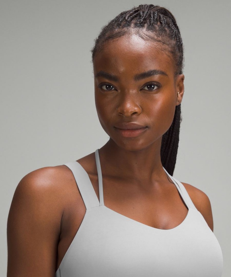 Sujetador Deportivo Lululemon Like a Cloud Longline Bra Light Support, D/DD Cup Mujer Gris Chile | 871ZNEOSD