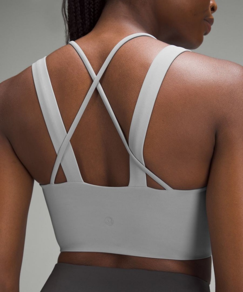 Sujetador Deportivo Lululemon Like a Cloud Longline Bra Light Support, D/DD Cup Mujer Gris Chile | 871ZNEOSD