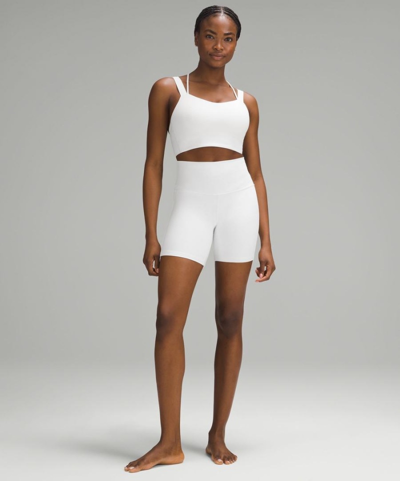 Sujetador Deportivo Lululemon Like a Cloud Longline Bra Light Support, D/DD Cup Mujer Blancas Chile | 046CFXARE