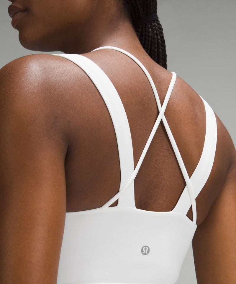 Sujetador Deportivo Lululemon Like a Cloud Longline Bra Light Support, D/DD Cup Mujer Blancas Chile | 046CFXARE