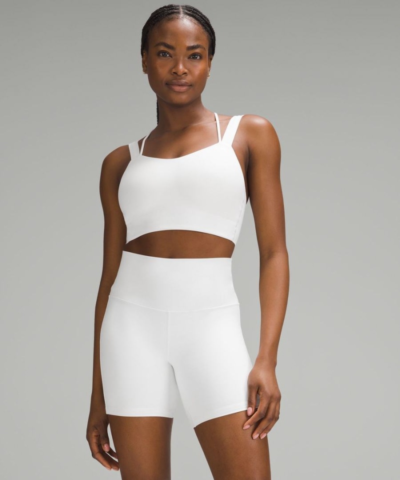 Sujetador Deportivo Lululemon Like a Cloud Longline Bra Light Support, D/DD Cup Mujer Blancas Chile | 046CFXARE