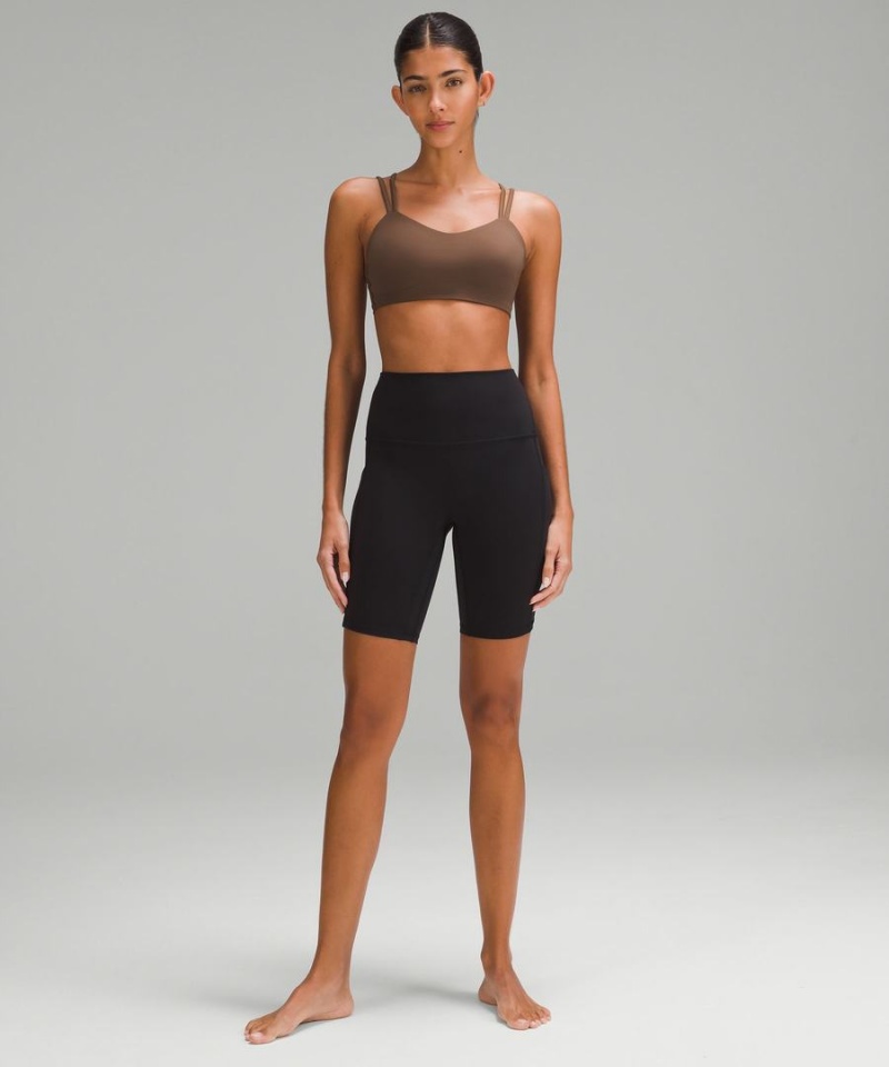 Sujetador Deportivo Lululemon Like a Cloud Bra Light Support, B/C Cup Mujer Chocolate Chile | 680CLWIKF