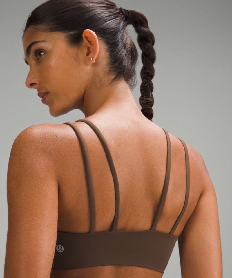 Sujetador Deportivo Lululemon Like a Cloud Bra Light Support, B/C Cup Mujer Chocolate Chile | 680CLWIKF