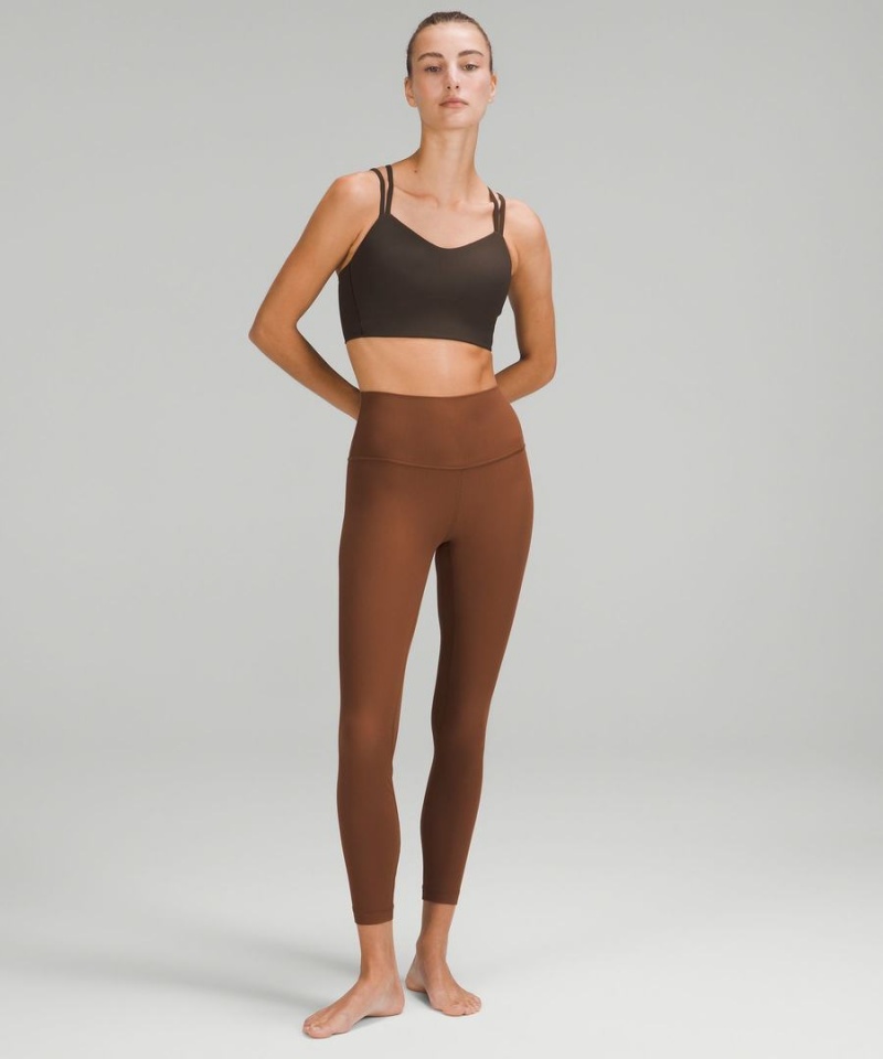 Sujetador Deportivo Lululemon Like a Cloud Acanalado Longline Bra Light Support, B/C Cup Mujer Verde Oliva Oscuro Chile | 547YOAIFT