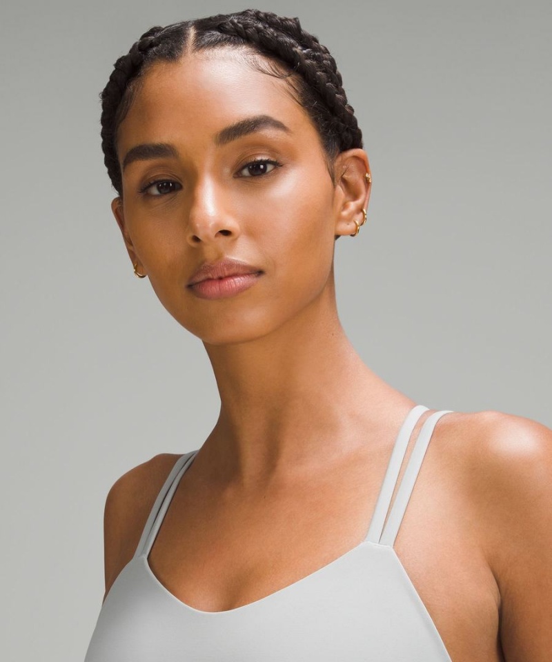 Sujetador Deportivo Lululemon Like a Cloud Longline Bra Light Support, B/C Cup Mujer Plateadas Chile | 158JGTWZX