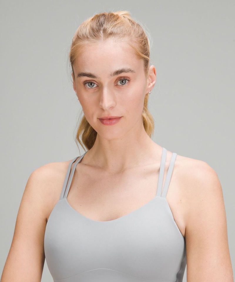 Sujetador Deportivo Lululemon Like a Cloud Longline Bra Light Support, B/C Cup Mujer Gris Chile | 850GPZHOS