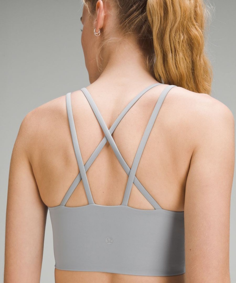 Sujetador Deportivo Lululemon Like a Cloud Longline Bra Light Support, B/C Cup Mujer Gris Chile | 850GPZHOS