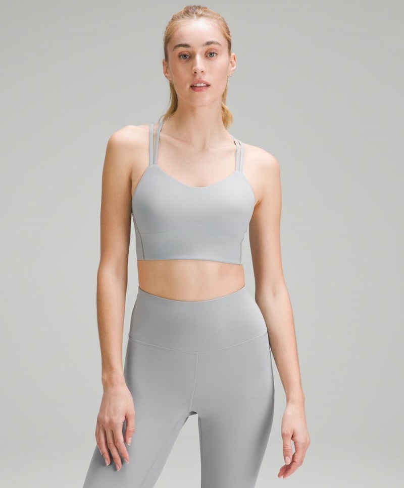 Sujetador Deportivo Lululemon Like a Cloud Longline Bra Light Support, B/C Cup Mujer Gris Chile | 850GPZHOS
