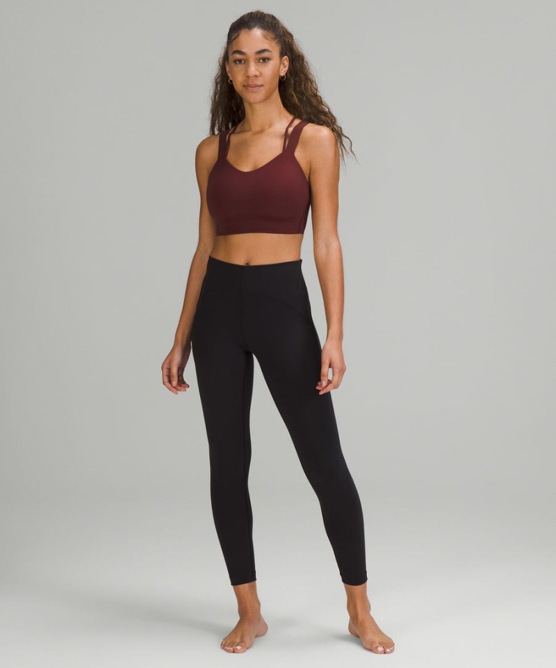 Sujetador Deportivo Lululemon Like a Cloud Longline Bra Light Support, D/DD Cup Mujer Rojas Burdeos Chile | 250UEQBSX