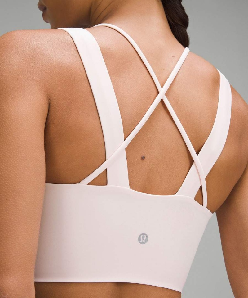 Sujetador Deportivo Lululemon Like a Cloud Longline Bra Light Support, D/DD Cup Mujer Rojas Claro Chile | 034GWKXMJ