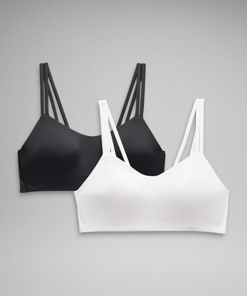 Sujetador Deportivo Lululemon Like a Cloud Bra 2 Pack Light Support, B/C Cup Mujer Negras Blancas Chile | 890UJBGRQ