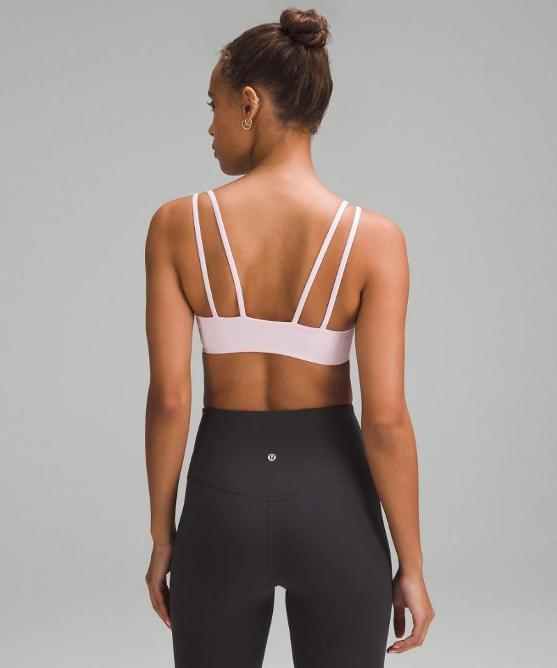 Sujetador Deportivo Lululemon Like a Cloud Acanalado Bra Light Support, B/C Cup Mujer Rosas Chile | 978YJRNFO