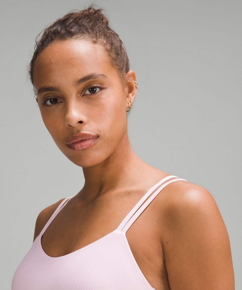 Sujetador Deportivo Lululemon Like a Cloud Acanalado Bra Light Support, B/C Cup Mujer Rosas Chile | 978YJRNFO