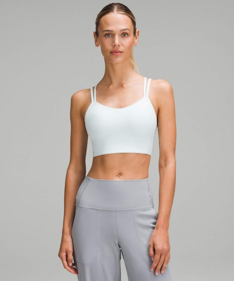 Sujetador Deportivo Lululemon Like a Cloud Longline Bra Light Support, B/C Cup Mujer Plateadas Chile | 856IVJCHT