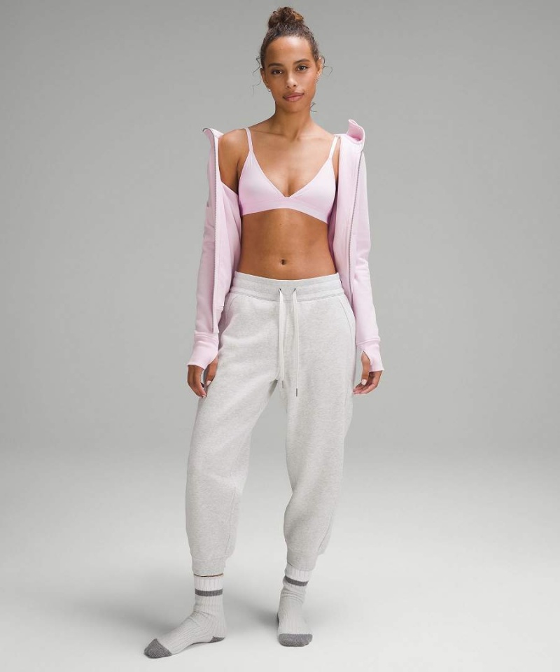 Sujetador Deportivo Lululemon Nulu Mesh Logo Triangle Bralette A/B Cup Mujer Rosas Chile | 863BEZLON