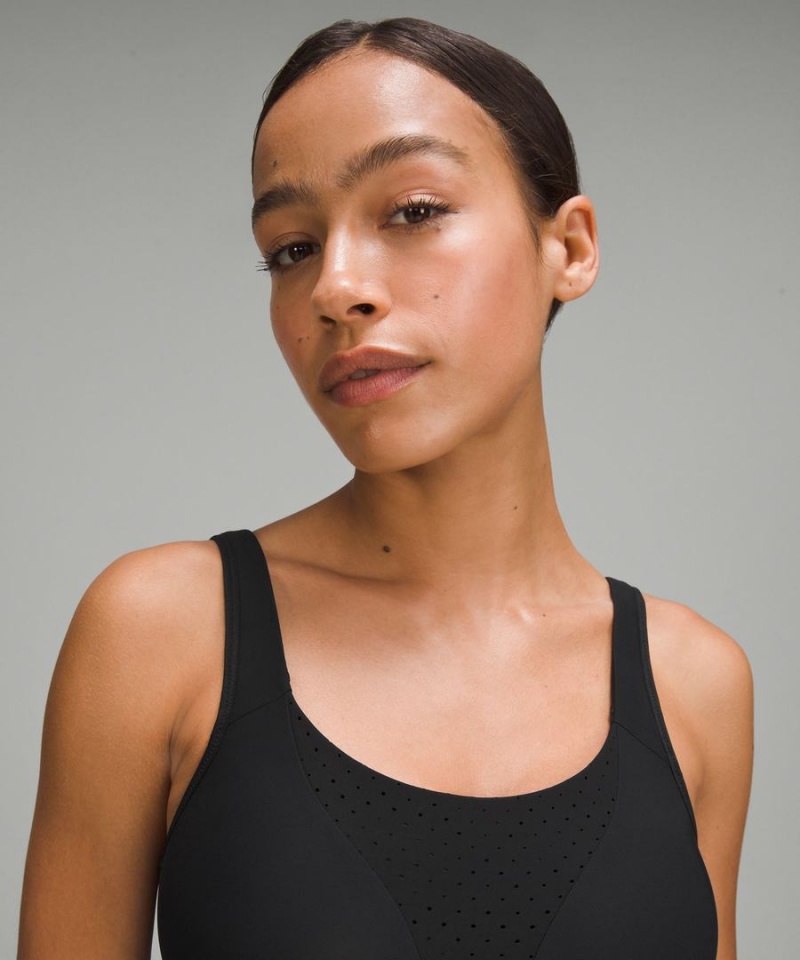 Sujetador Deportivo Lululemon Run Times Bra High Support, B–G Cups Mujer Negras Chile | 276XDLTOA