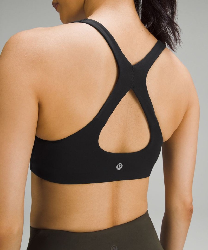 Sujetador Deportivo Lululemon SmoothCover Yoga Bra Light Support, B/C Cup Mujer Negras Chile | 648EQAXCU