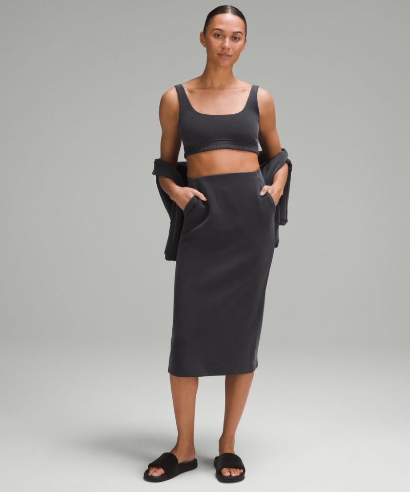Sujetador Deportivo Lululemon Softstreme Scoop-Neck Bra B/C Cup Mujer Negras Chile | 802CAHESV