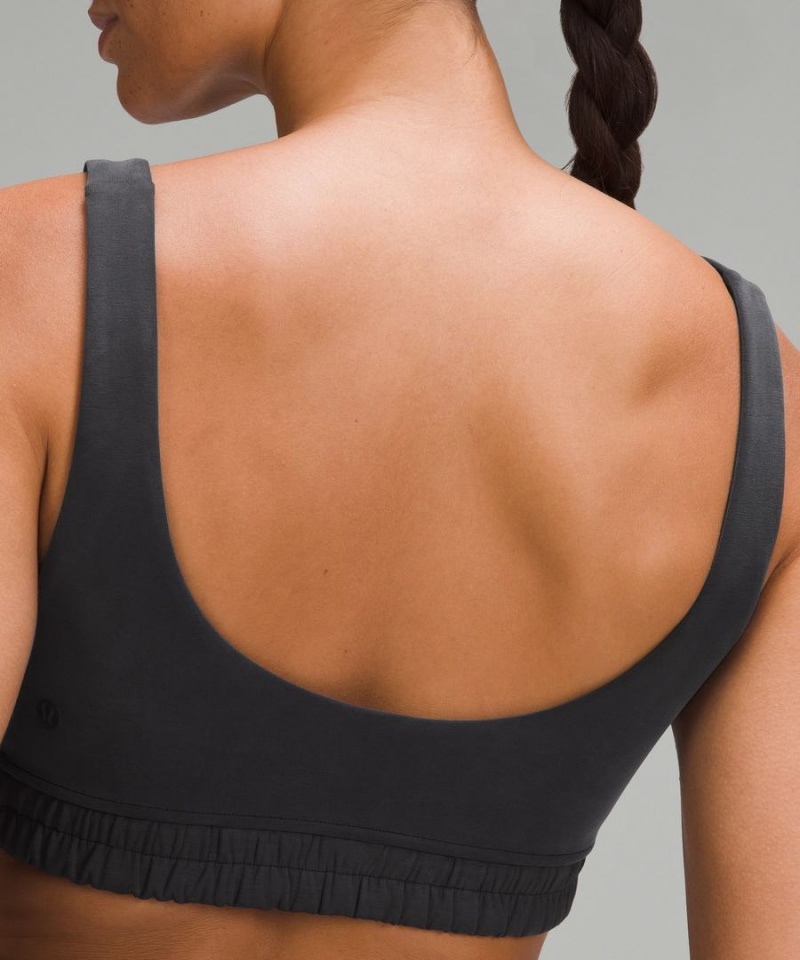 Sujetador Deportivo Lululemon Softstreme Scoop-Neck Bra B/C Cup Mujer Negras Chile | 802CAHESV