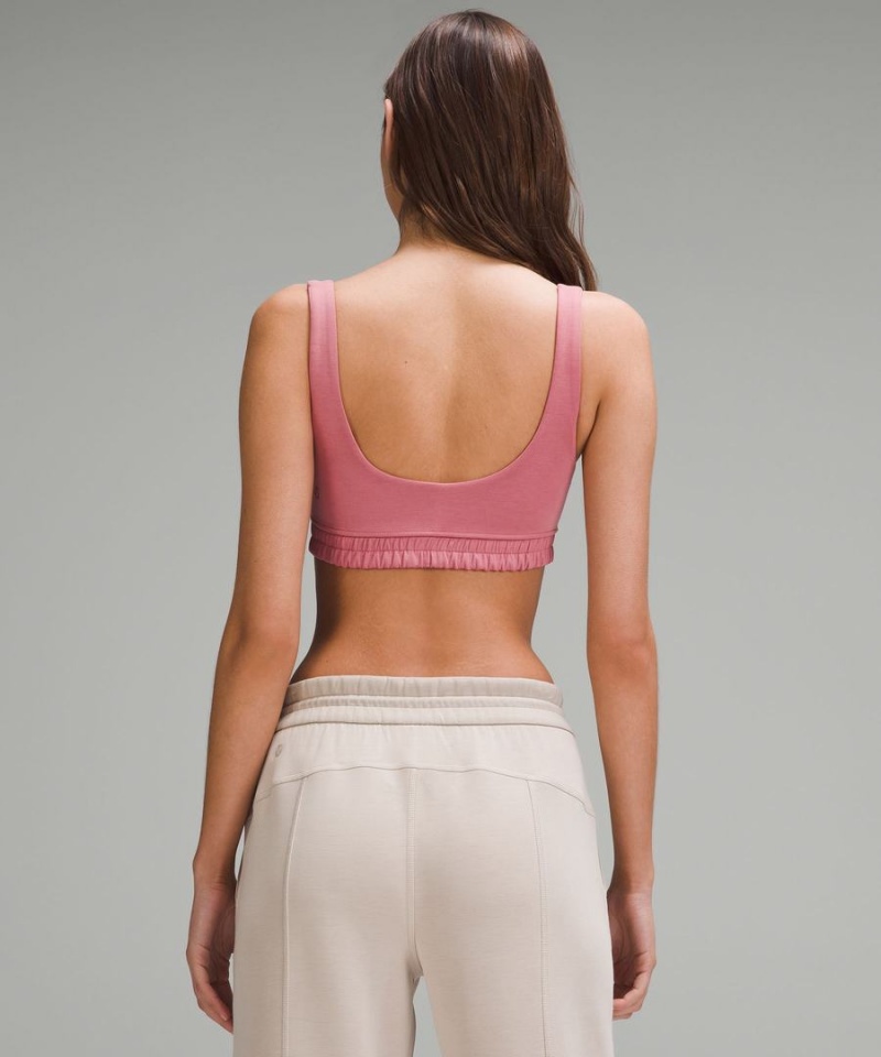 Sujetador Deportivo Lululemon Softstreme Scoop-Neck Bra B/C Cup Mujer Rosas Chile | 628WKSQHM