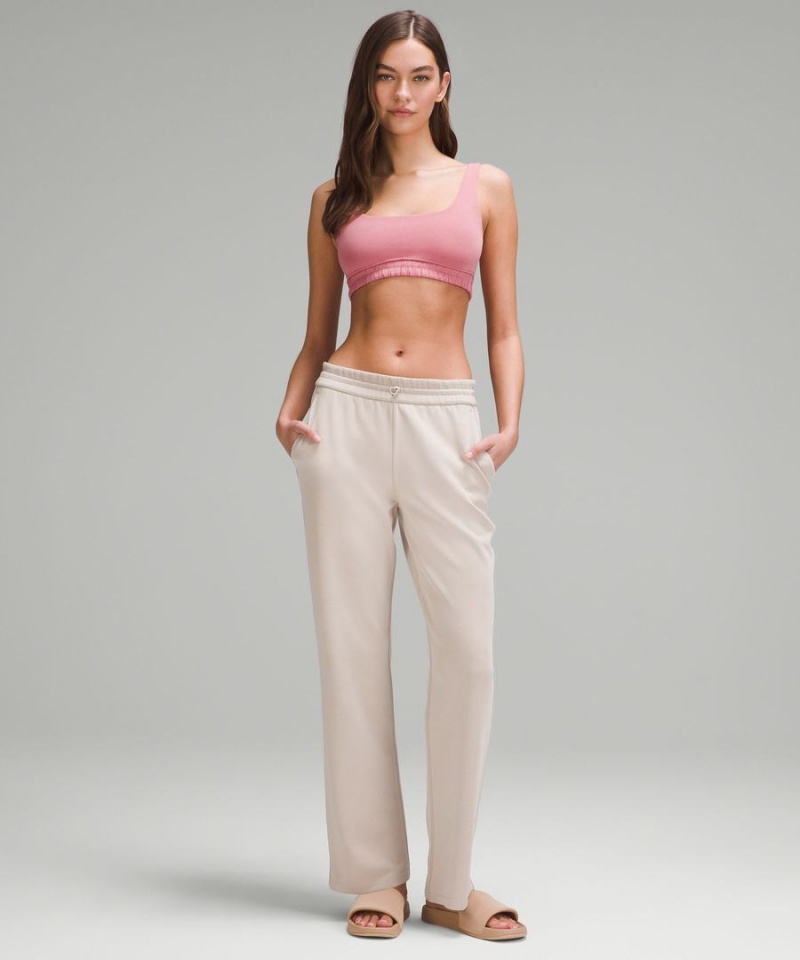 Sujetador Deportivo Lululemon Softstreme Scoop-Neck Bra B/C Cup Mujer Rosas Chile | 628WKSQHM