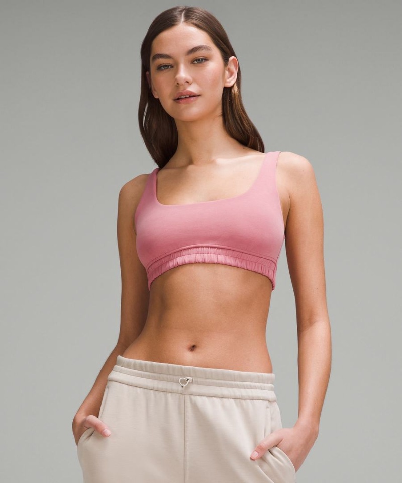 Sujetador Deportivo Lululemon Softstreme Scoop-Neck Bra B/C Cup Mujer Rosas Chile | 628WKSQHM
