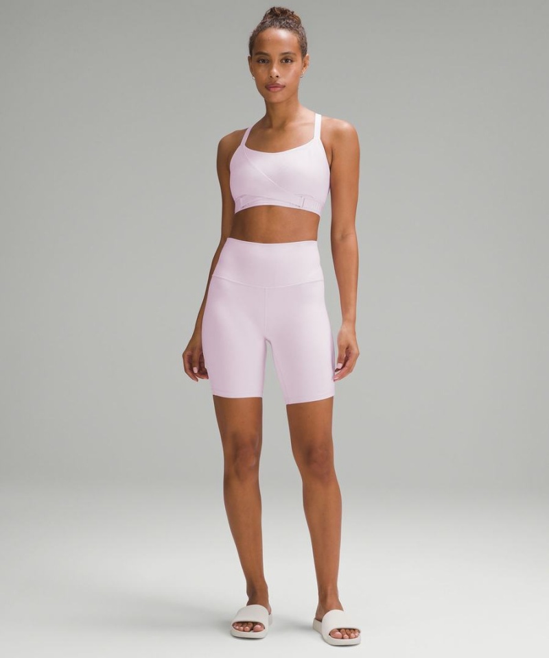 Sujetador Deportivo Lululemon Super-Soft Adjustable Recovery Bra Light Support, B-D Cups Mujer Rosas Chile | 036NDBWAT