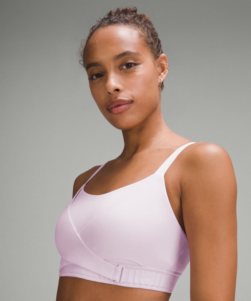 Sujetador Deportivo Lululemon Super-Soft Adjustable Recovery Bra Light Support, B-D Cups Mujer Rosas Chile | 036NDBWAT