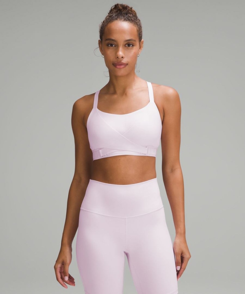 Sujetador Deportivo Lululemon Super-Soft Adjustable Recovery Bra Light Support, B-D Cups Mujer Rosas Chile | 036NDBWAT