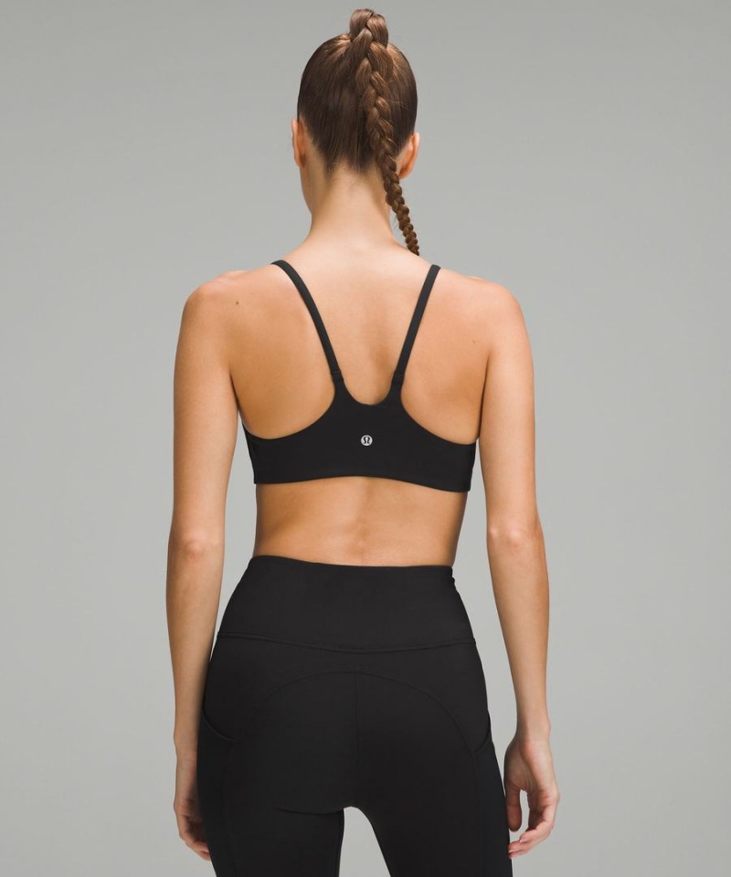 Sujetador Deportivo Lululemon Wunder Train Tiras Racer Bra Light Support, A/B Cup Mujer Negras Chile | 739YPRKQO