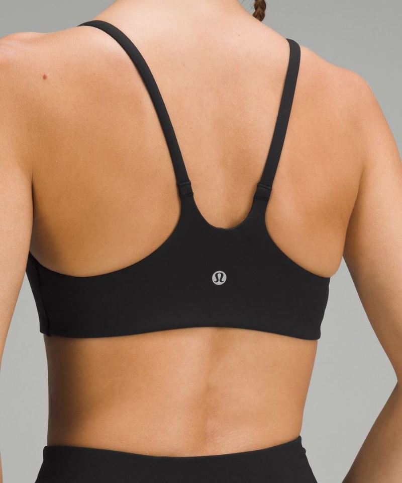 Sujetador Deportivo Lululemon Wunder Train Tiras Racer Bra Light Support, A/B Cup Mujer Negras Chile | 739YPRKQO